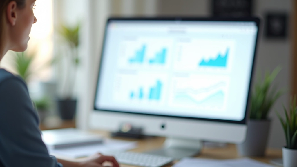 Dashboard showing financial tracking charts and cash flow analysis